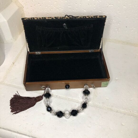 La Montana Cuban cheetah print cigar Box Purse - Picture 9 of 13